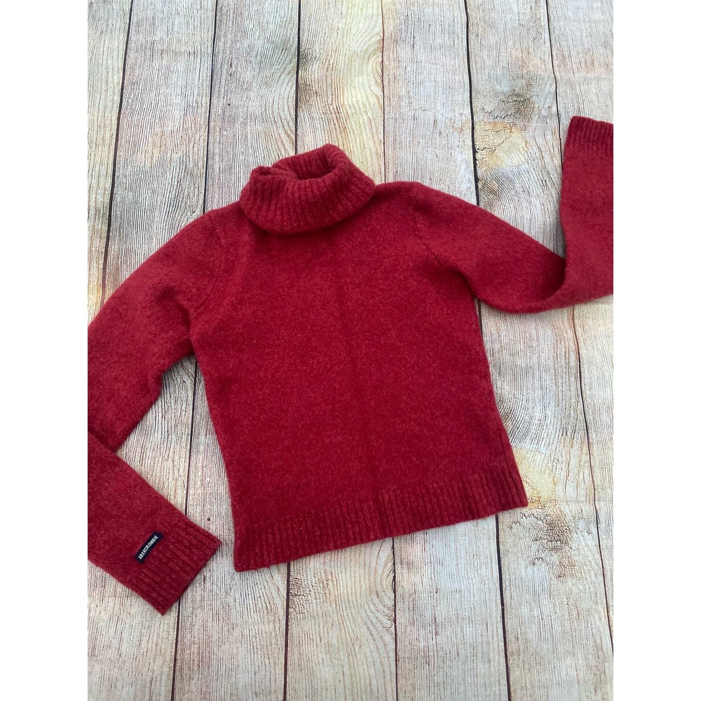 Abercrombie & Fitch Red Turtleneck Sweater